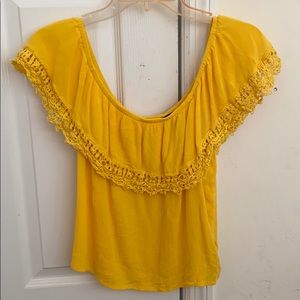 Off the shoulder blouse